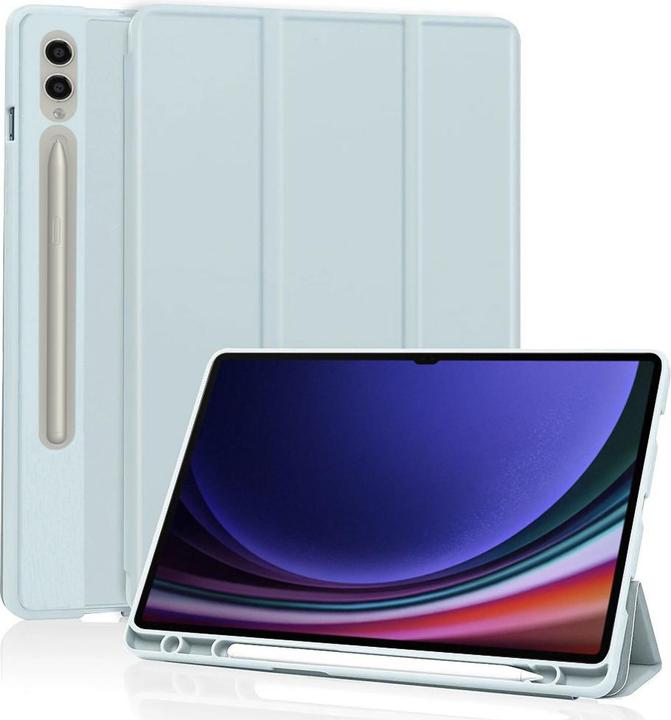 Produktbild Techsuit - Flex Trifold (with Pencil Holder) - Samsung Galaxy Tab S9 Ultra / S10 Ultra - Sky Blue (Galaxy Tab S9 Ultra)