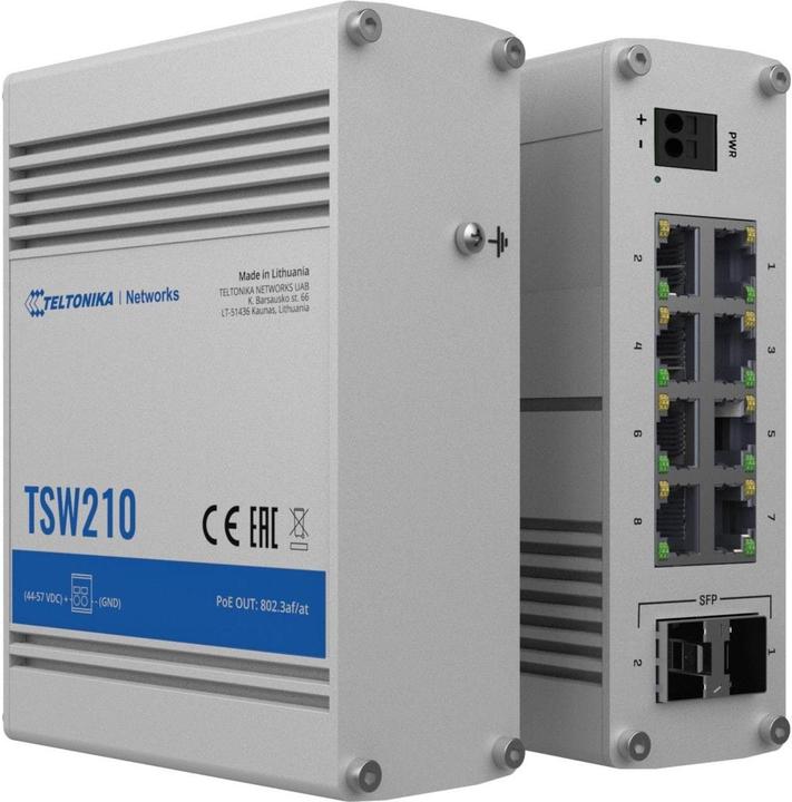 Image du produit Teltonika Tsw210 Commutateur Industriel Non Géré (10 Ports)