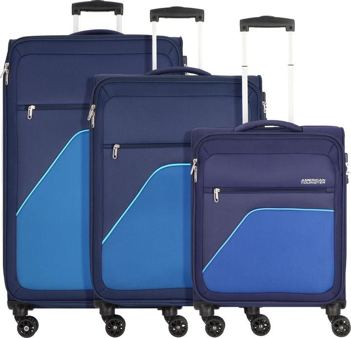 Immagine prodotto American Tourister Set di valigie a 4 ruote Sky Surfer 3 pezzi (205 l, XL (da 115l))