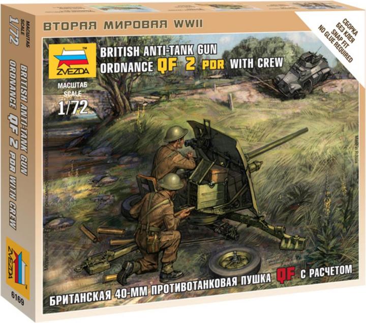 Immagine prodotto Tamiya 1:72 Brit.QF 2-pdr Pz.abwehrkanone, equipaggio