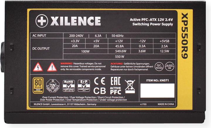 Image du produit Xilence Performance X (550 W)