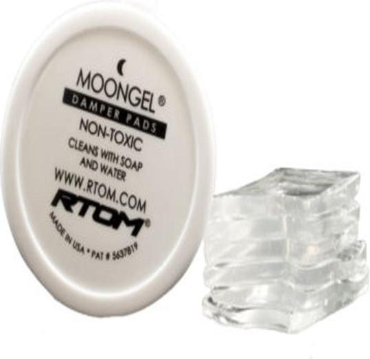 Actual product image Rtom Moongel CLEAR 6 pcs damper with damper pads (Drum)