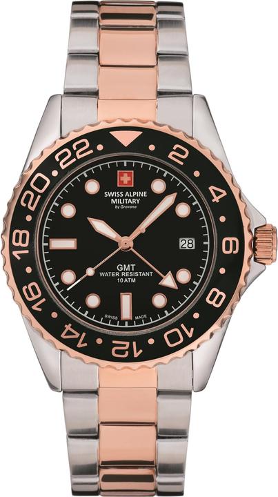 Produktbild Swiss Alpine Military MASTER DIVER GMT-Kollektion – Schweizer Quarzuhr (Swiss Made, 42 mm)