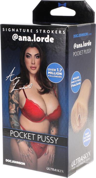 Actual product image Doc Johnson @ana.lorde - ULTRASKYN Pocket Pussy
