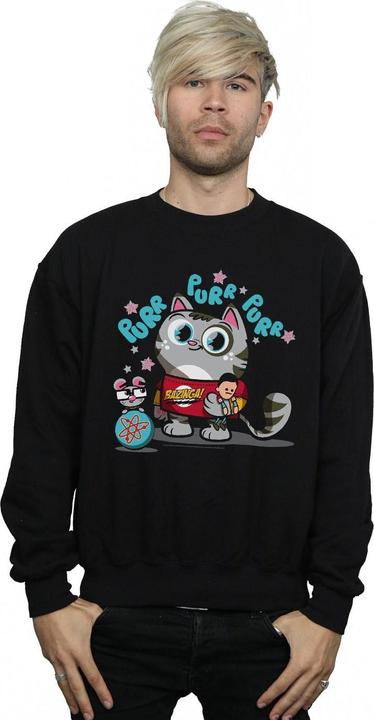 Immagine prodotto Dam Felpa uomo Bazinga Kitty in cotone (S)