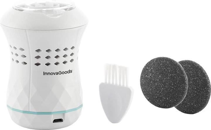 Actual product image InnovaGoods V0103225 Rechargeable Pedicure File with Vacuum Cleaner Inte Gramams ADO Sofeem Various Materials