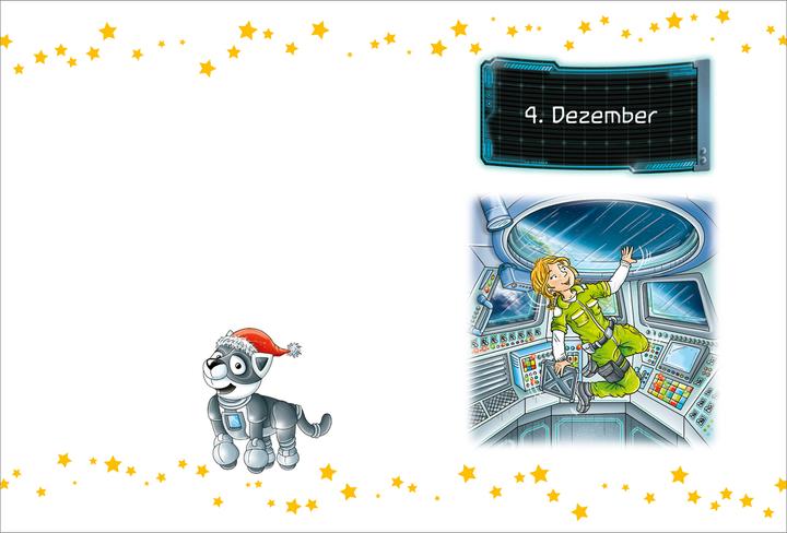 Actual product image Tessloff Little Major Tom. Advent calendar book. Christmas on the Moon