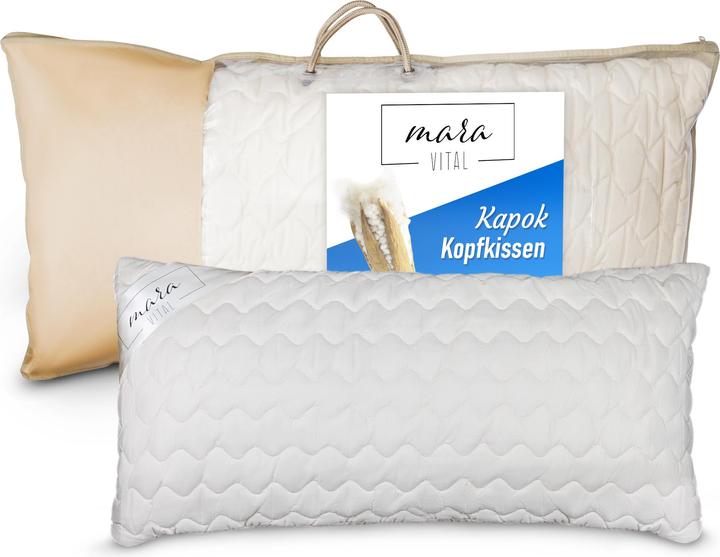 Immagine prodotto Mara Vital Cuscino Kapok (80 x 80 cm)