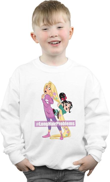 Produktbild Disney Wreck It Ralph Rapunzel And Vanellope Sweatshirt Jungen (140, 146)