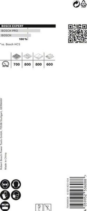 Productafbeelding Bosch Professional Zubehör Expert gatenzaag voor bouwmateriaal, 48 x 60 mm (48 mm)