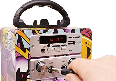 Image du produit Dynasonic Haut-parleur Bluetooth pour karaoké (Fonctionnement sur batterie)