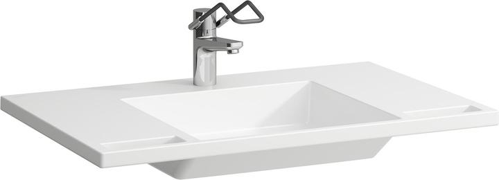 Laufen Liberty Line Waschtisch, barrierefrei, aus Marbond, 1 Hahnloch, ohne Überlauf, 850x550mm, H8 (600 mm, 915 mm)