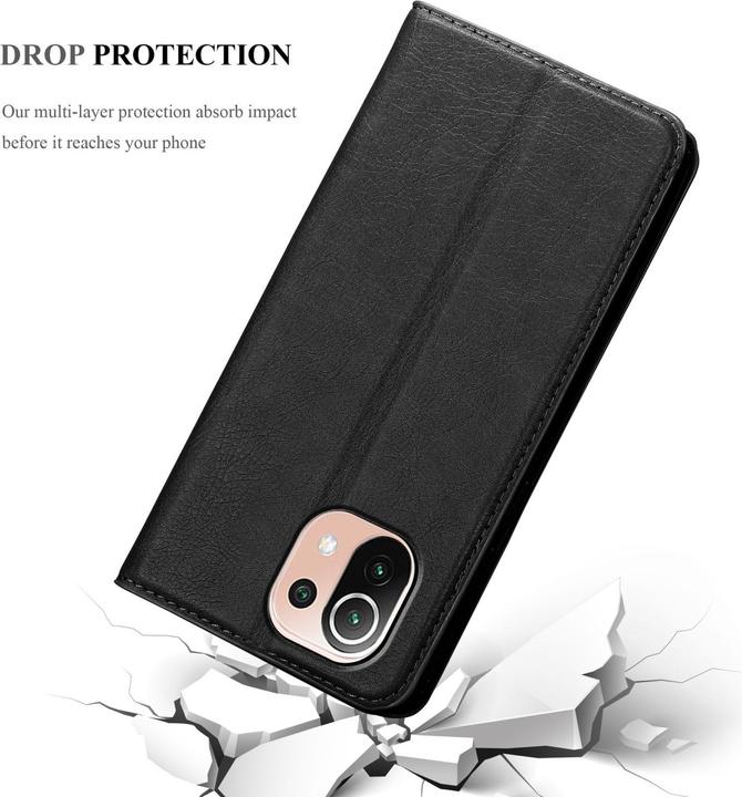 Produktbild Cadorabo Book Invis. Magnet Hülle (Xiaomi Mi 11 Lite, Xiaomi Mi 11 Lite 5G, Xiaomi Mi 11 Lite 5G NE)