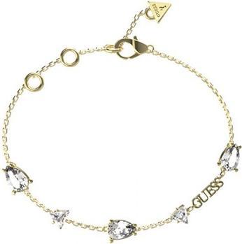 Guess Gold-Plated Bracelet With Zircons Wonderlights Jubb04410jwyg (21 cm)