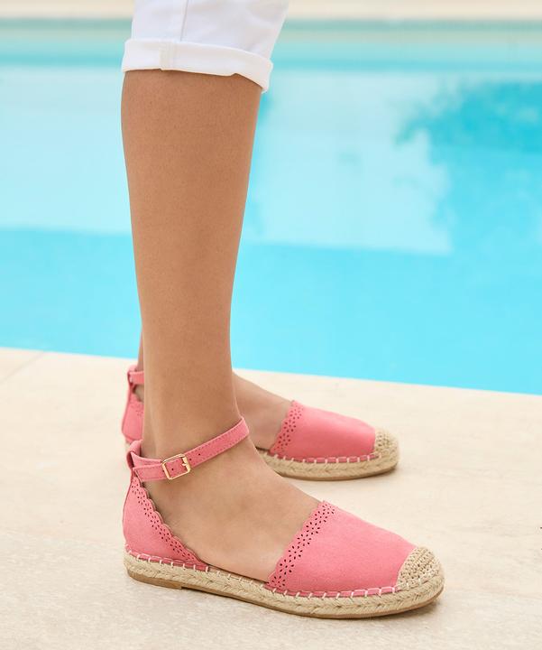 Image du produit Joe Browns Scalloped Edge Microsuede Espadrille Sandals (38)