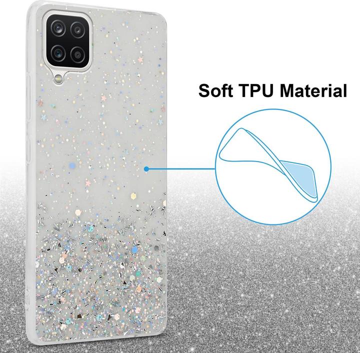 Produktbild Cadorabo TPU Cover funkelnder Glitter (Samsung Galaxy A12, Samsung Galaxy M12)