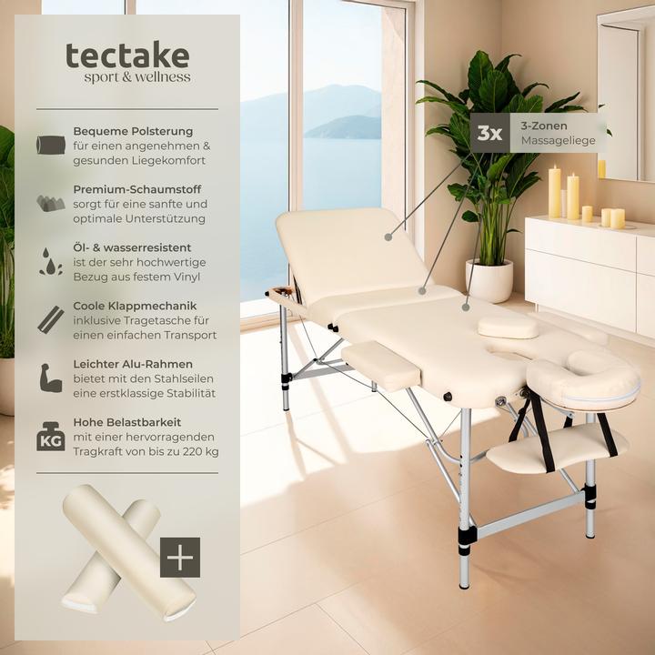 Immagine prodotto tectake 3 Zonen Massageliege