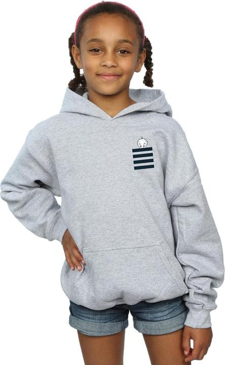 Looney Tunes Tweety Pie Striped Faux Pocket Kapuzenpullover Mädchen