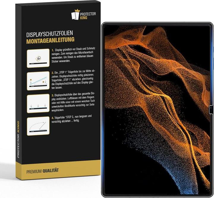 Produktbild Protectorking 1x Panzerfolie Anti-Shock matt entspiegelt (1 Stück, Galaxy Tab S8 Ultra)