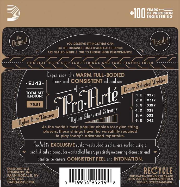 Immagine prodotto D'Addario Ej43 (6 x, Chitarra, 0.04")