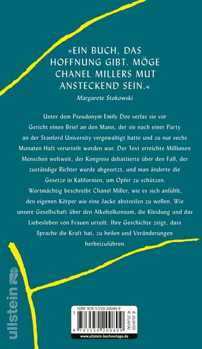 Produktbild Ich habe einen Namen (Deutsch, Chanel Miller, 2019)