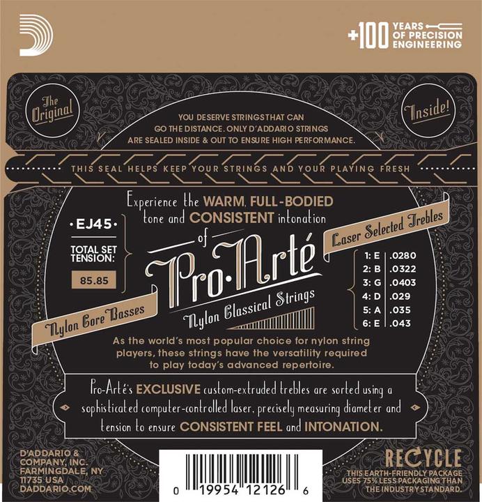 Immagine prodotto D'Addario Ej45 (6 x, Chitarra, 0.04")