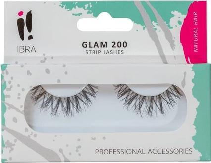 Actual product image Ibra Pair Of False Eyelashes On The Belt Glam 200ack (Artificial eyelashes)