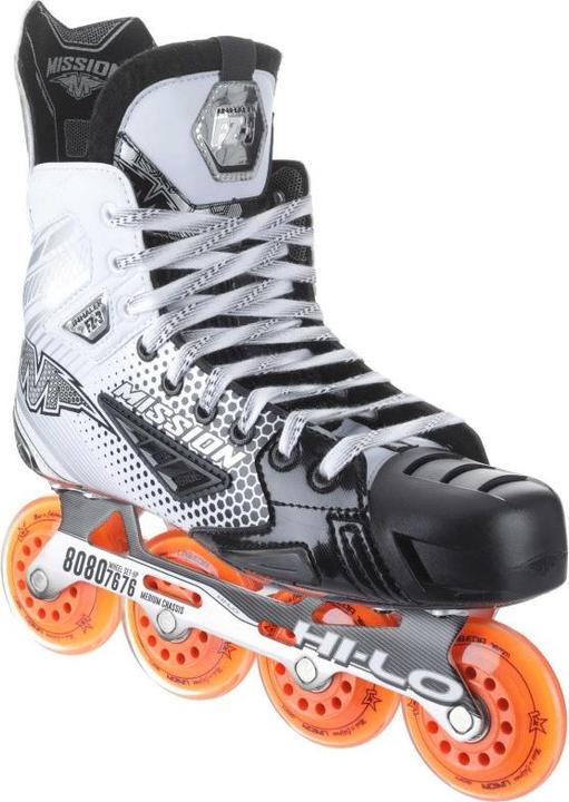 Immagine prodotto Mission Pattini da hockey in linea Inhaler FZ-3 SR (SR 11.5 - 47.5, E) (16.5, 17.5, 18.5, 19.5, 20.5, 21.5, 22.5, 23.5, 24.5, 25.5, 26.5, 27.5, 28.5, 29.5, 30.5, 31.5, 32.5, 33.5, 34.5, 35.5, 36.5, 37.5, 38.5, 39.5, 40.5, 41.5, 42.5, 43.5, 44.5, 45.5, 46.5, 47.5)