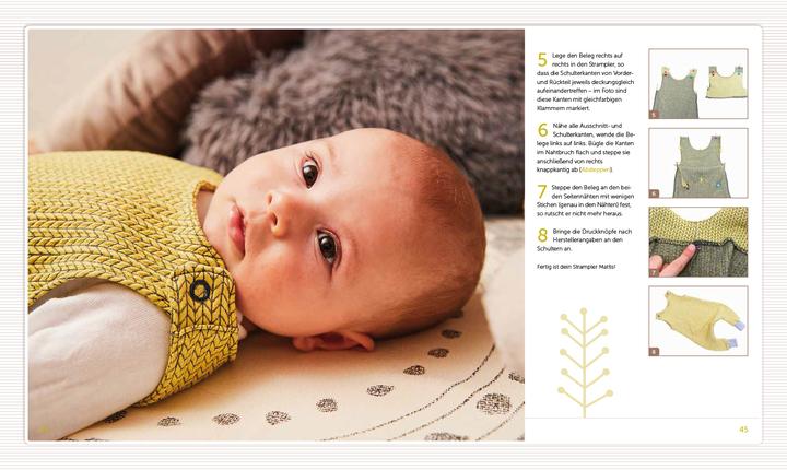 Produktbild Erstausstattung für Babys nähen – aus Jersey (Deutsch, Sonja Hahn-Schmück, 2021)