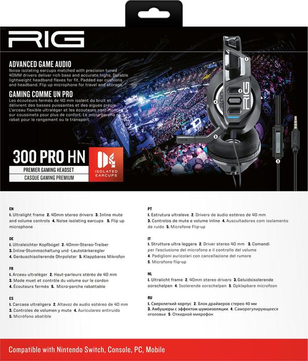 Actual product image Nacon Gaming RIG 300 PRO HN (Cable)