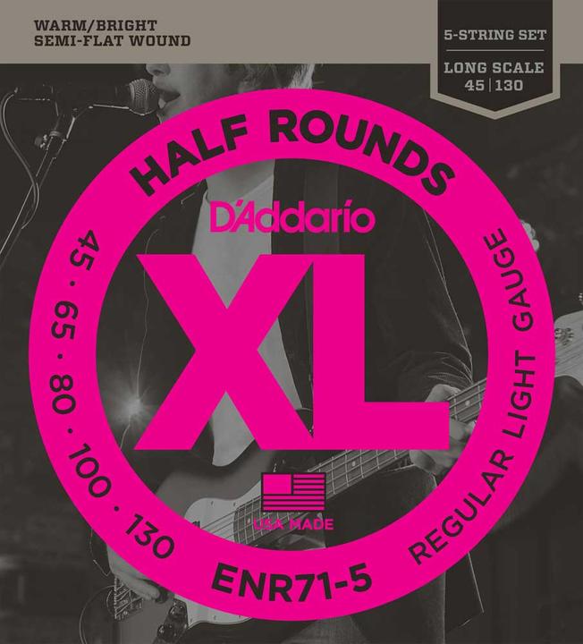 Produktbild D'Addario Enr71-5 (5 x, E-Bass, 0.13")