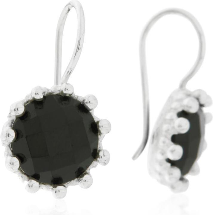Actual product image Leyda Earrings Crown (Silver 925, Stone)