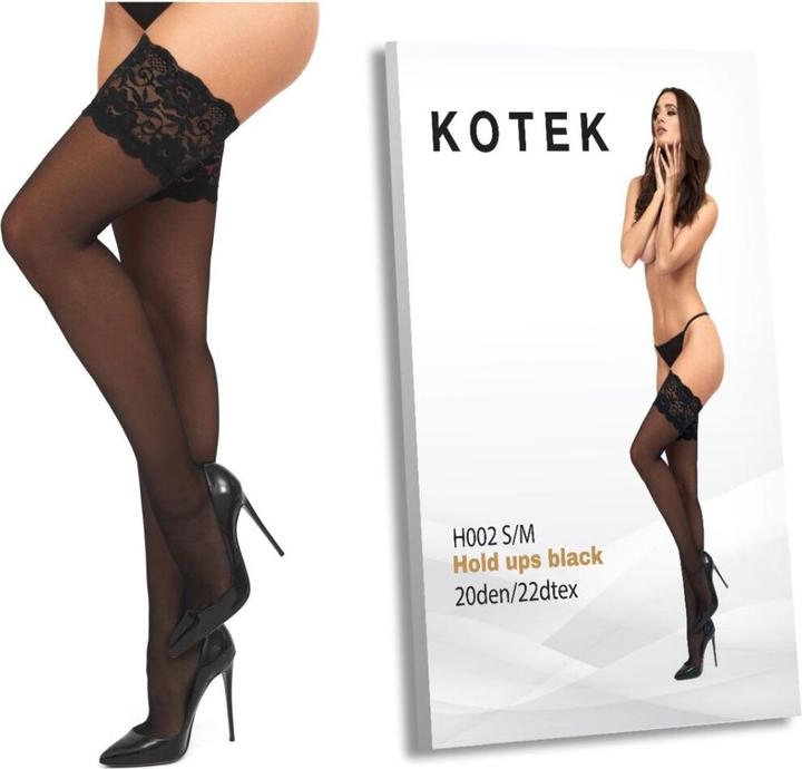 Actual product image Kotek KO S002 stockings black 20den L/XL (XL)