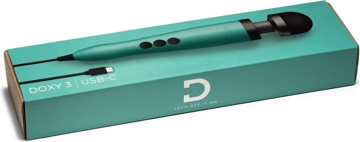 Produktbild Doxy 3 USBC Wand Vibrator Türkis