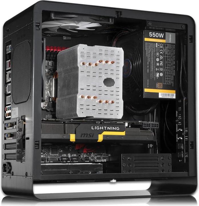 Actual product image Jonsbo UMX3 Window Midi Tower, Acrylic (mATX, Mini-ITX)