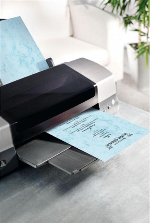 Produktbild Sigel Marmor-Papier Blau A4 (90 g/m², 100 x, A4)