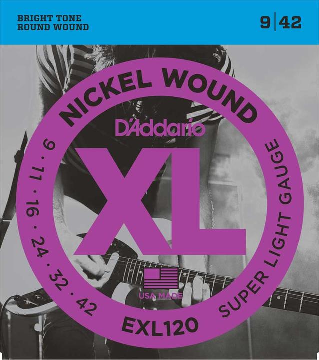 D'Addario Exl120 (6 x, E-Gitarre, 0.04")