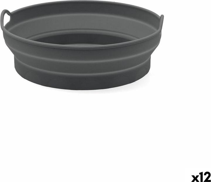 Produktbild Quid Faltbarer Silikonkorb für Heissluftfritteusen Naturalia 20 x 20 x 7 cm (12 Stück)