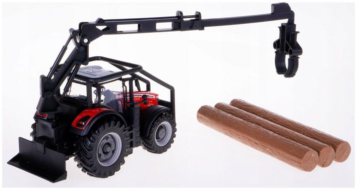 Produktbild Bburago 18/31671 Massey Ferguson 8740S tractor Official scale 1:32 metallic red with drive, loader a