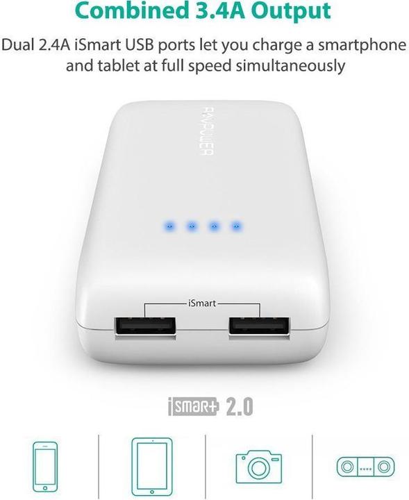 Produktbild RAVPower Rp-Pb060 (6700 mAh, 24.70 Wh)