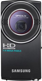 Samsung HMX-U20, FullHD Flash Camcorder, 3x Zoom, Black