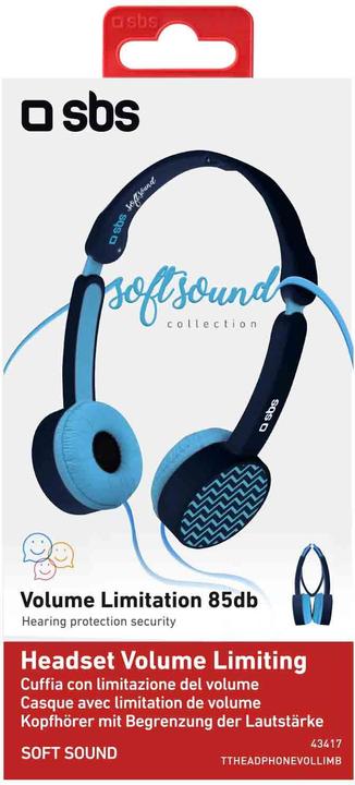 Actual product image SBS Headphone with volume limitation to 85 db (Cable)