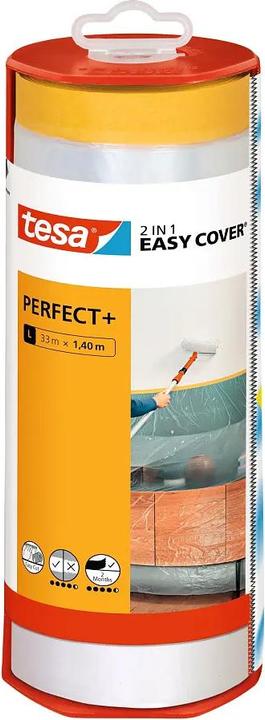 Actual product image tesa EASY COVER Malerfolie UNIVERSAL, aus Papier, Refill Nachfüllrolle (180 mm)