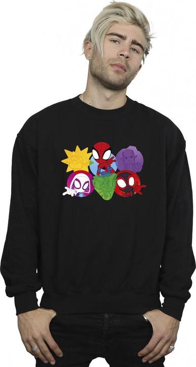 Image du produit - Sweat SPIDEY AND HIS AMAZING FRIENDS FACES - Homme (3XL)