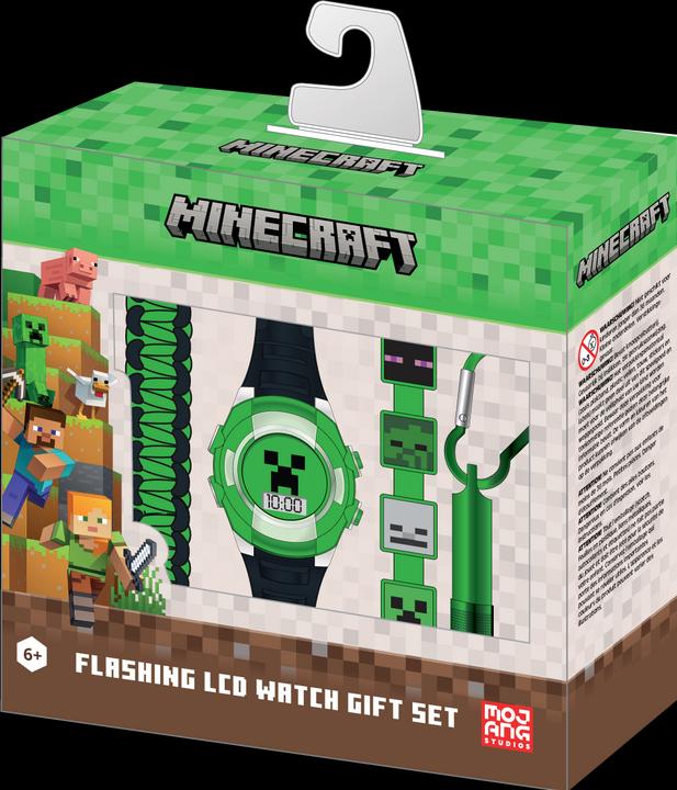 Image du produit Accutime Set Minecraft (Montre numérique, Coffret cadeau, 39 mm)