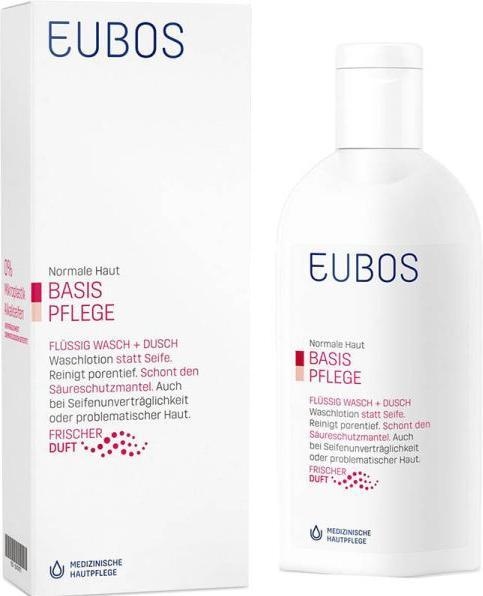 Image du produit Eubos Savon liquide parfumé rose (Lotion au savon, 200 ml)