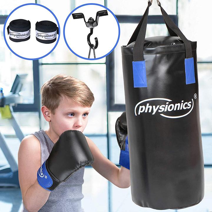 Immagine prodotto Physionics Sacco da boxe junior (66 cm, 9 kg)