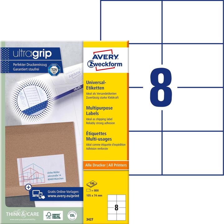 Produktbild Avery Universal-Etiketten