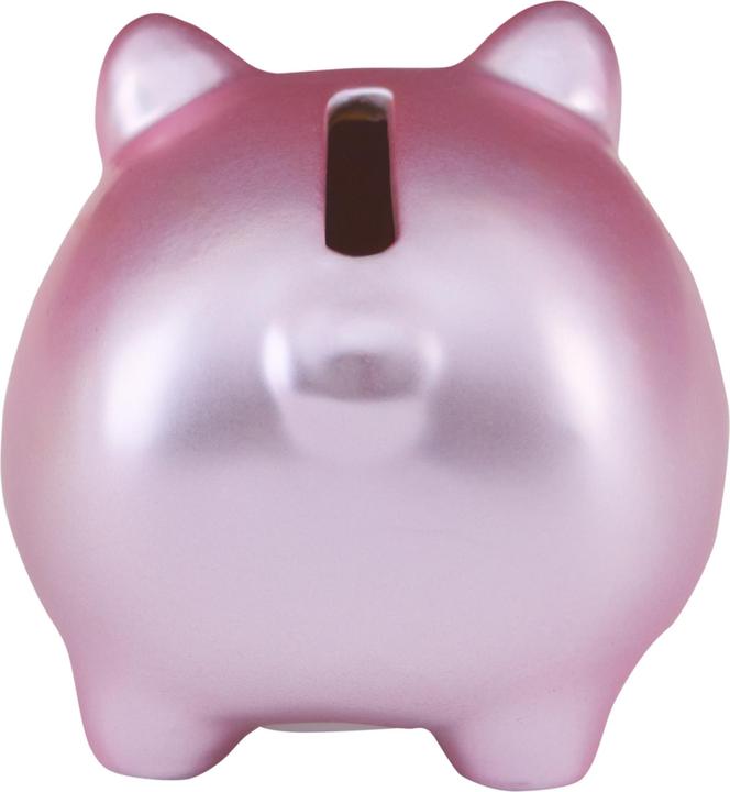 Productafbeelding Idena Spaarvarken roze metallic 7x7x8cm (7 x 7 x 8 cm)