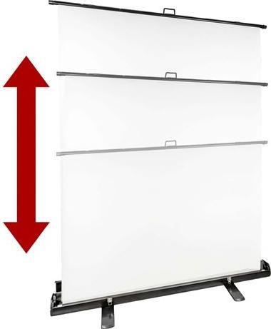 Image du produit Studioking Roll-Up écran de fond FB-150200FW 150x200 cm Blanc (150 cm, 200 cm)